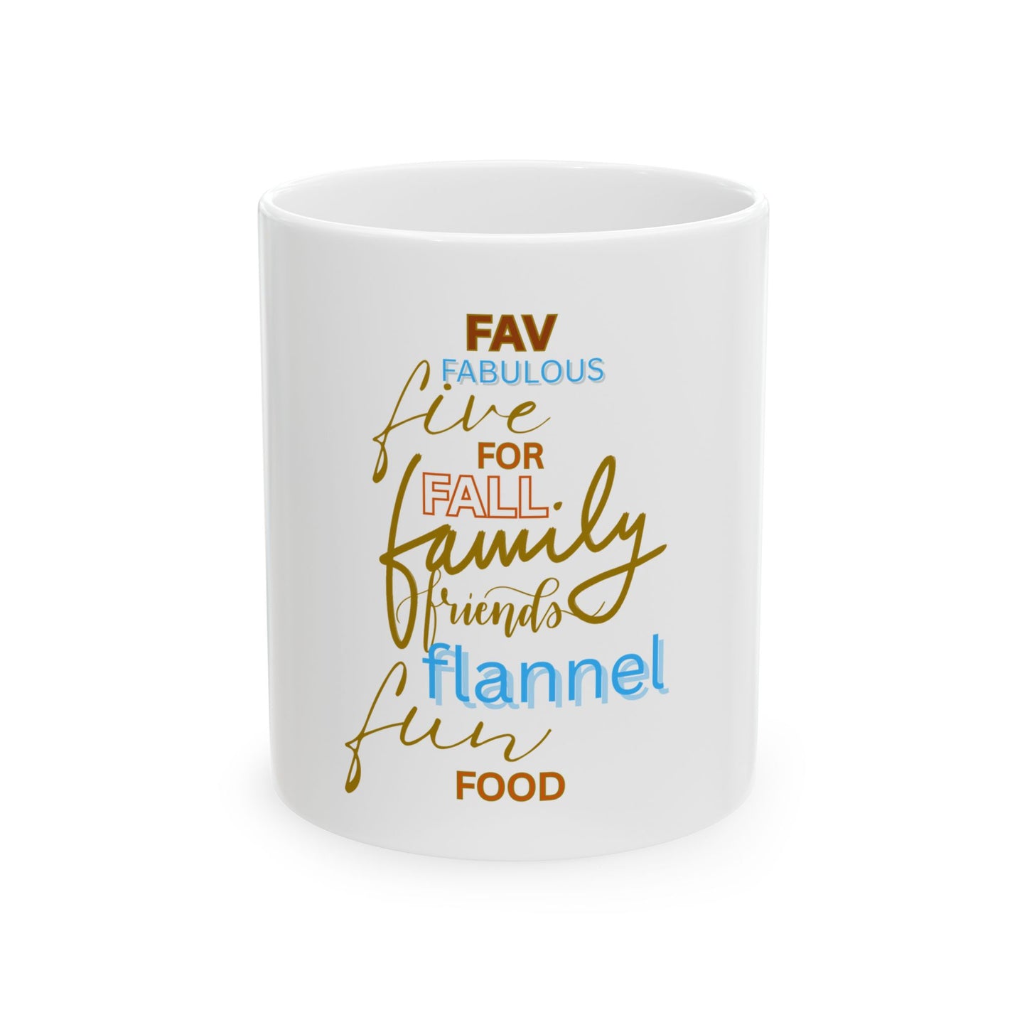 Fall Family Fun Ceramic Mug