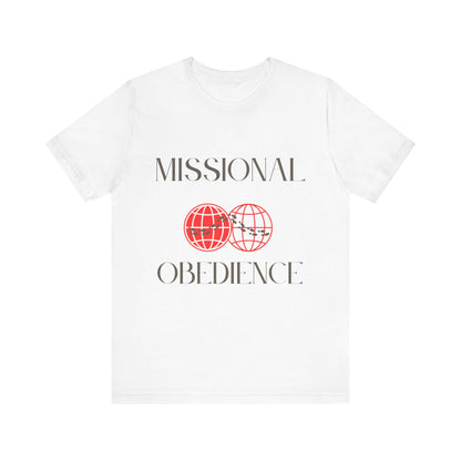 Tee Missional Obedience Unisex Jersey Short Sleeve
