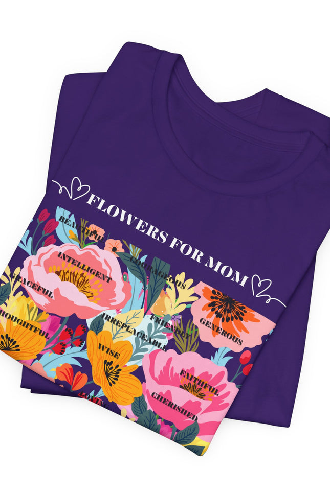 Floral Motif Unisex Tee | Botanical T-Shirt, Floral Graphic Tee, Trendy Summer Shirt, Gift for Her, Casual Wear