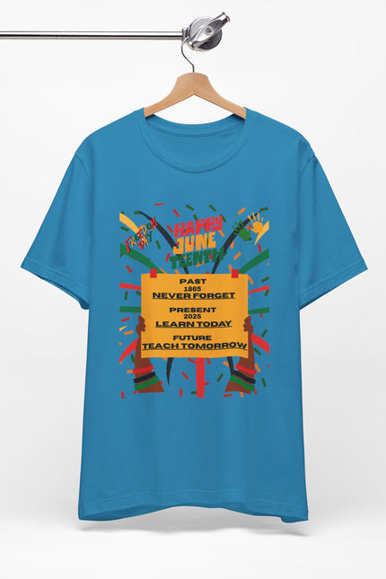Happy Juneteenth Unisex Garment-Dyed T-Shirt - Celebrate Freedom and Heritage