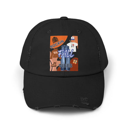 Fall Cap - Unisex Distressed Cap