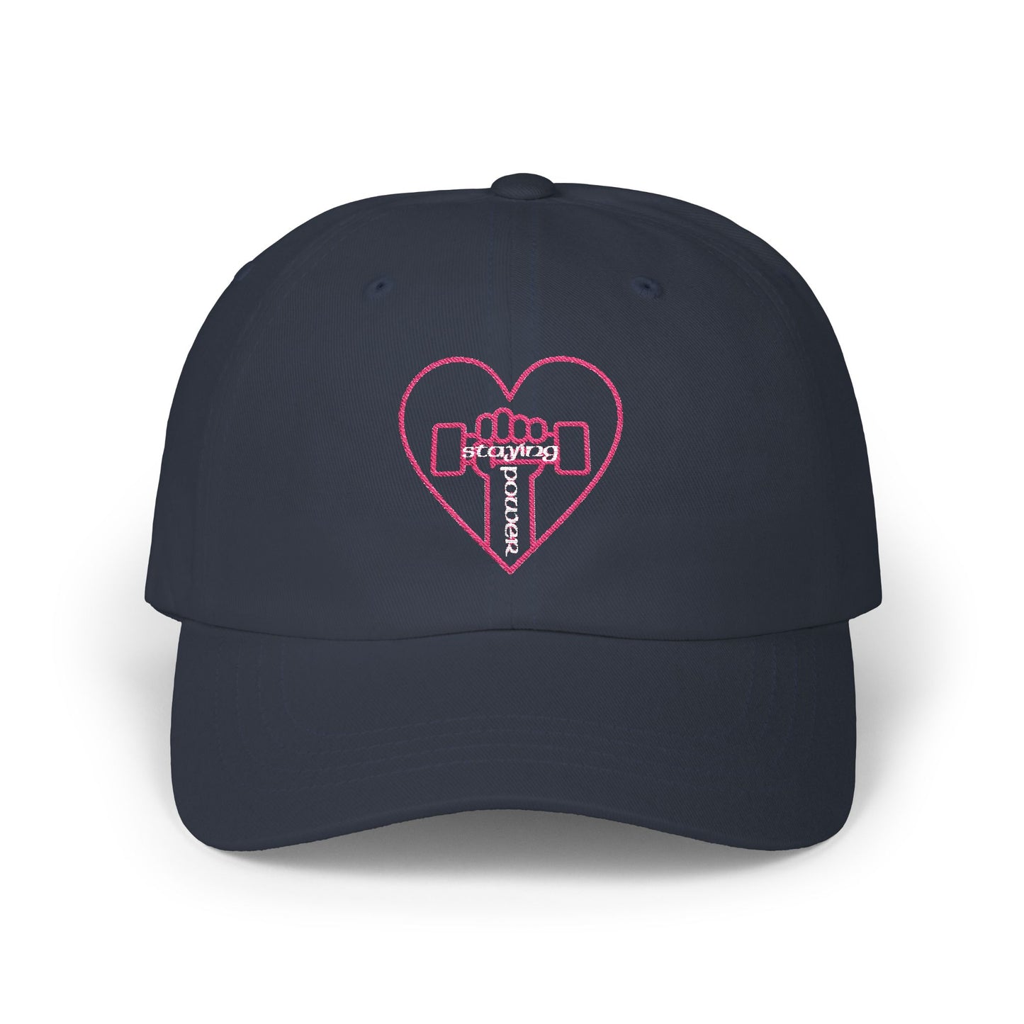 Heart & Dumbbell Classic Dad Cap - Gym Lover Hat, Father's Day Gift, Workout Accessories, Casual Style Cap, Fitness Enthusiast Gear