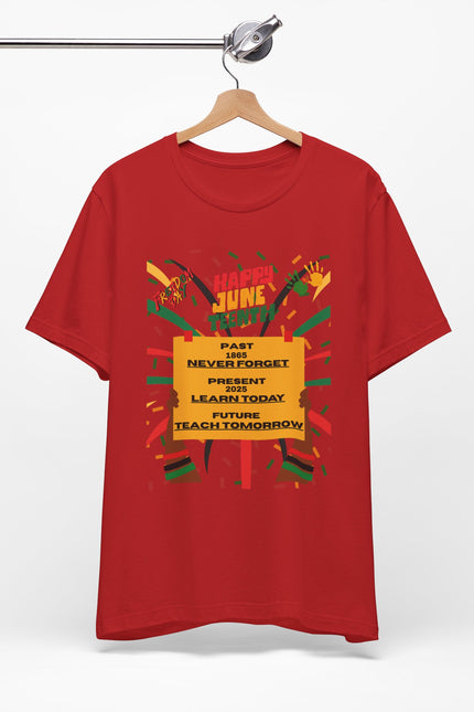 Happy Juneteenth Unisex Garment-Dyed T-Shirt - Celebrate Freedom and Heritage