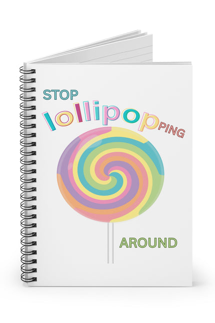 Colorful Lollipop Spiral Notebook - Fun Journal for Kids & Adults, Great for School, Gifts, Crafts, and More