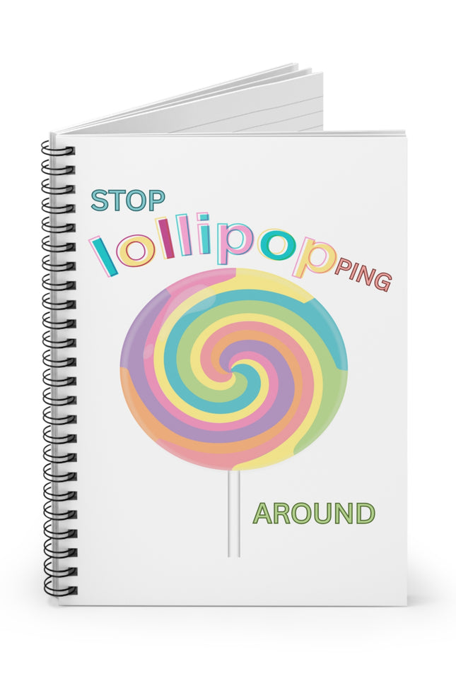 Colorful Lollipop Spiral Notebook - Fun Journal for Kids & Adults, Great for School, Gifts, Crafts, and More