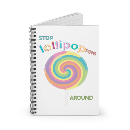 Colorful Lollipop Spiral Notebook - Fun Journal for Kids & Adults, Great for School, Gifts, Crafts, and More