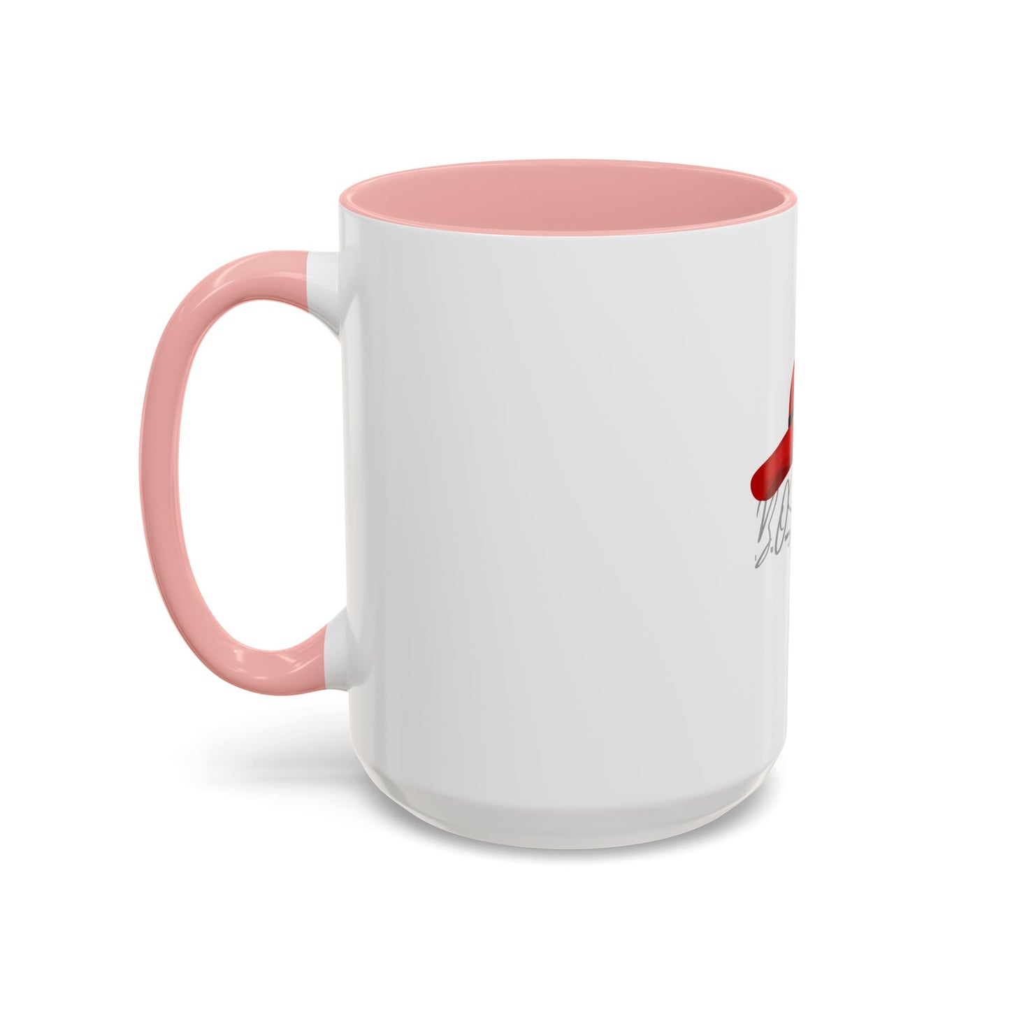 Bold Red Hat Accent Coffee Mug - Stylish Drinkware for Fashion Lovers