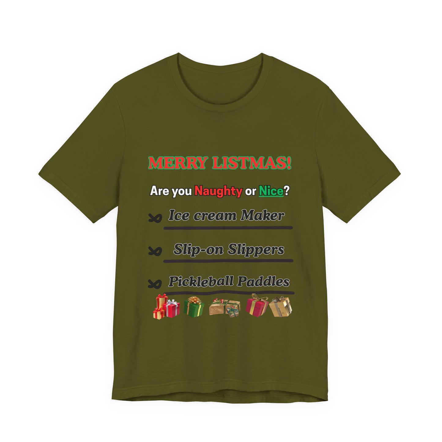 Christmas Short Sleeve Tee - Merry Christmas Shirt