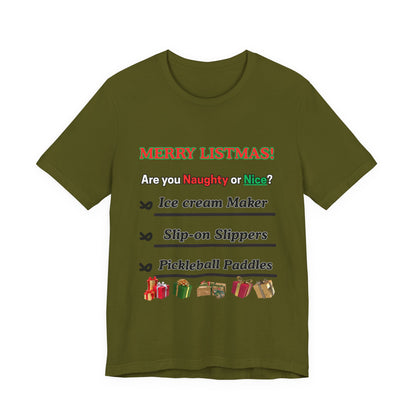 Christmas Short Sleeve Tee - Merry Christmas Shirt