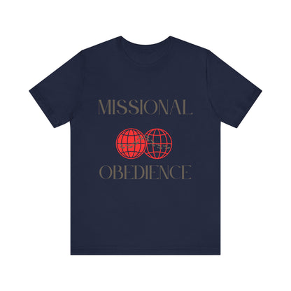 Tee Missional Obedience Unisex Jersey Short Sleeve