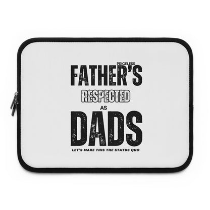 Father's Day Laptop Sleeve - 'Respected as Dads'