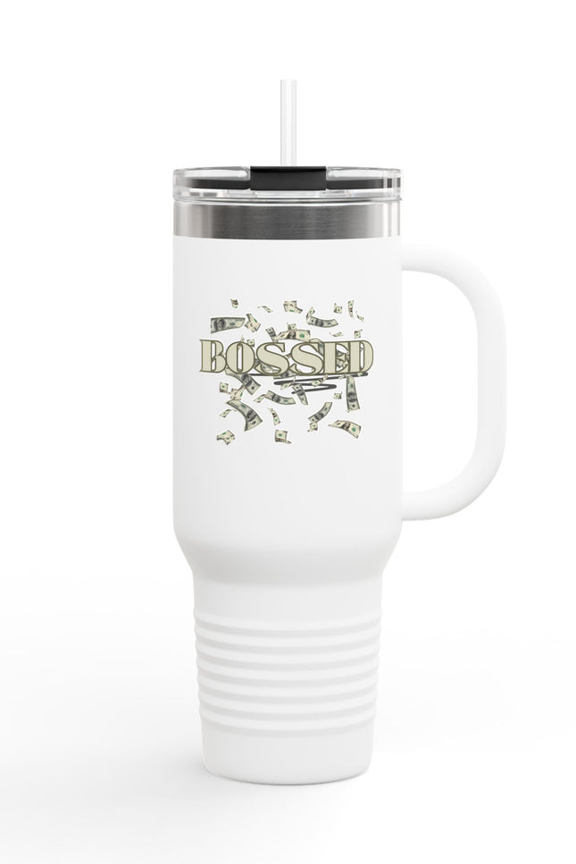 Bossed Insulated Travel Mug - 40oz | Perfect for Coffee Lovers & Entrepreneurs