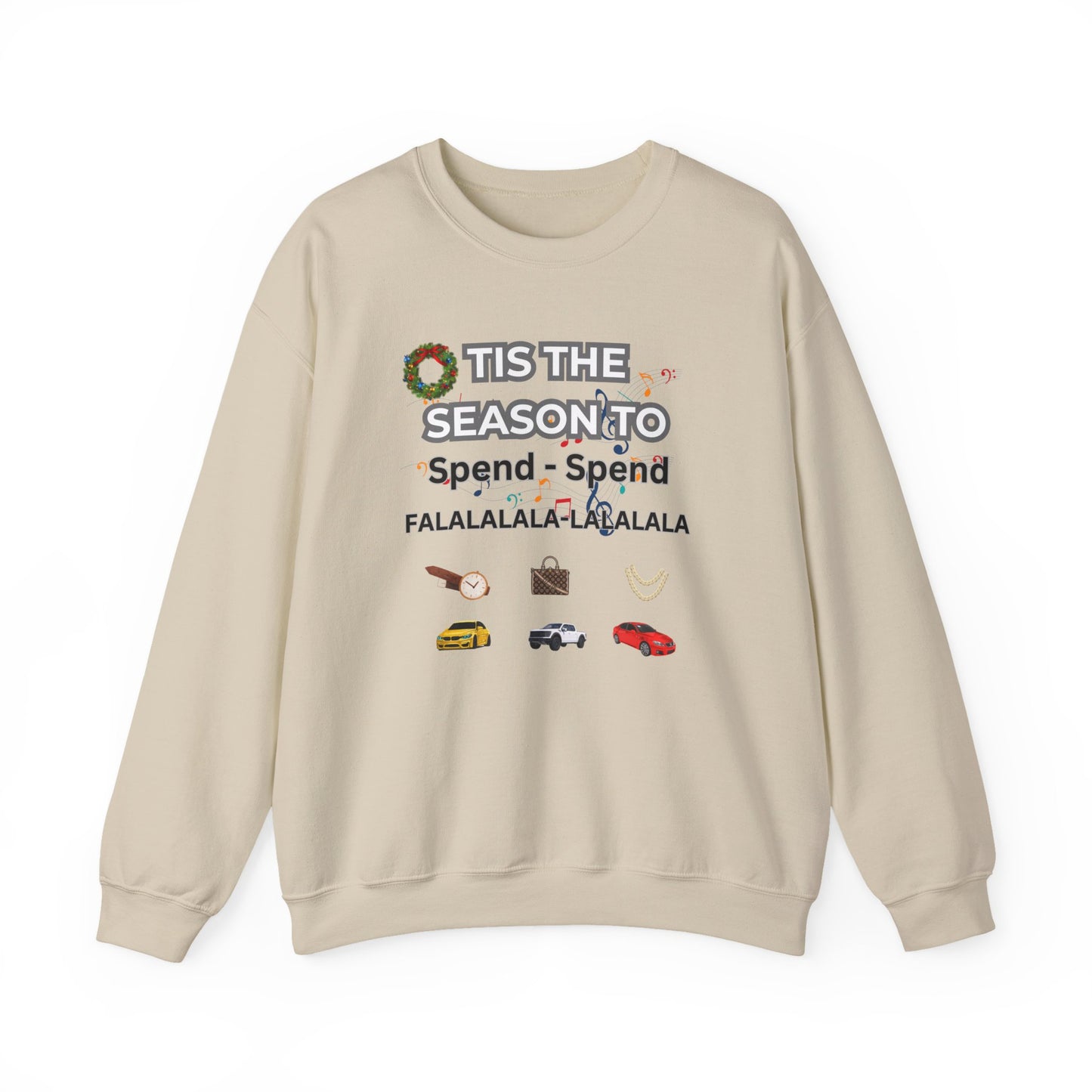 Holiday 'Tis the Season to Spend' Crewneck Sweatshirt