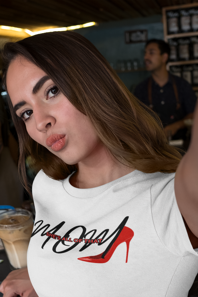 Mom Life Garment-Dyed T-Shirt - She's All of That Design