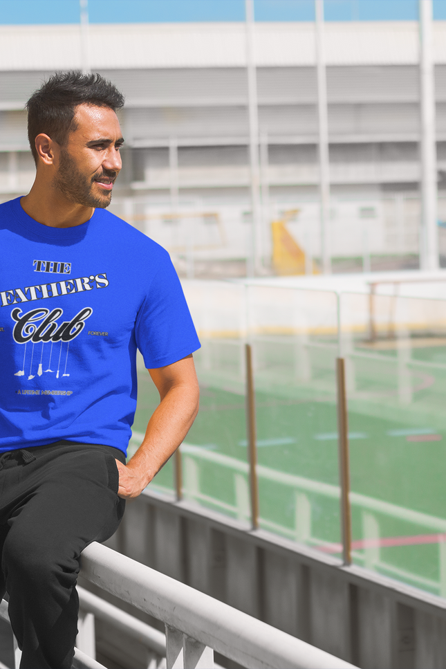 Classic Father’s Club Unisex Oversized Tee, Casual Shirt for Dads, Gift for Father's Day, Comfortable Everyday Wear, Trendy Boxy Top