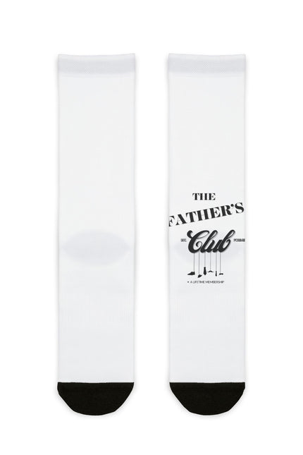 Father's Club Sublimation Crew Socks - Perfect Gift for Dads