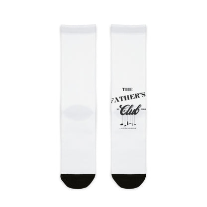 Father's Club Sublimation Crew Socks - Perfect Gift for Dads