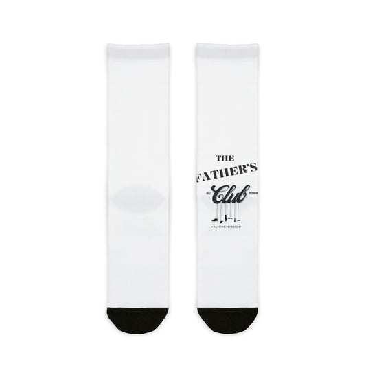 Father's Club Sublimation Crew Socks - Perfect Gift for Dads