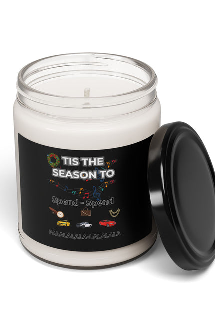 Festive Scented Candle, Holiday Home Decor, Aromatherapy Gift, Seasonal Candle, Cozy Vibes, Home Fragrance