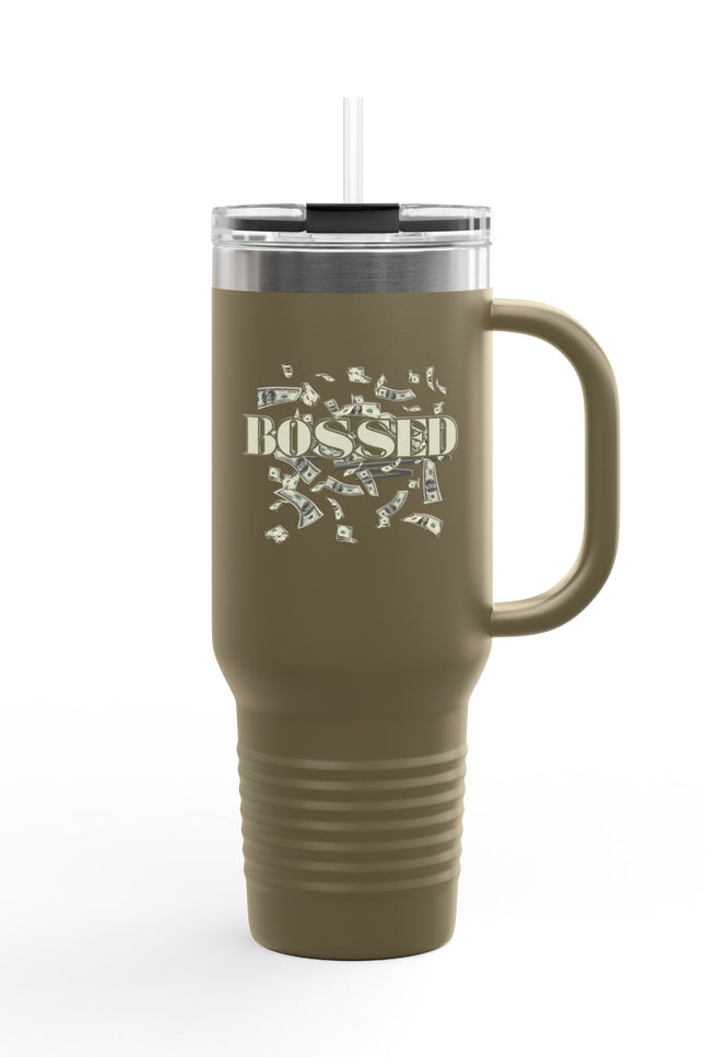 Bossed Insulated Travel Mug - 40oz | Perfect for Coffee Lovers & Entrepreneurs