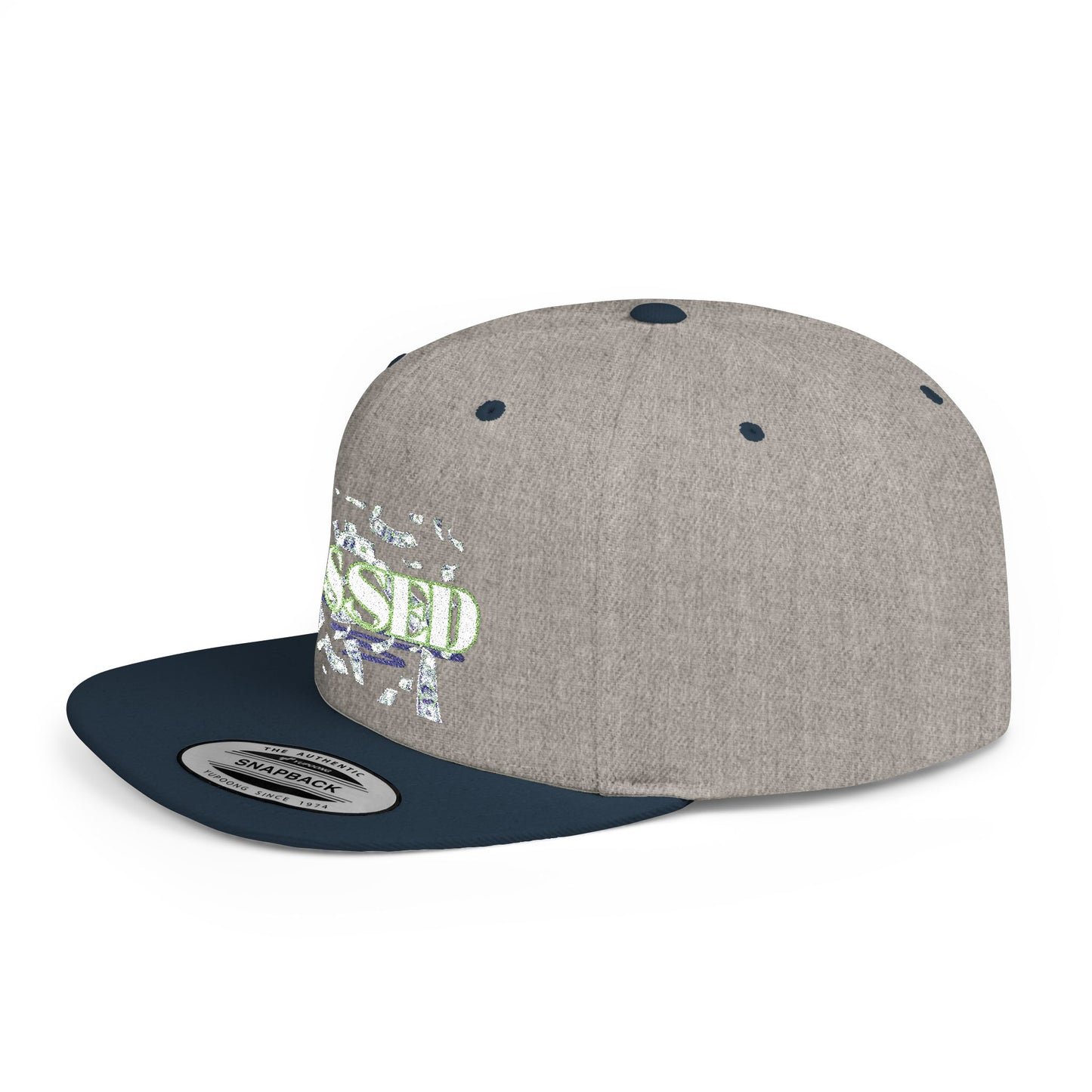 BOSSED Flat Bill Snapback Hat - Stylish Cap for Confident Individuals