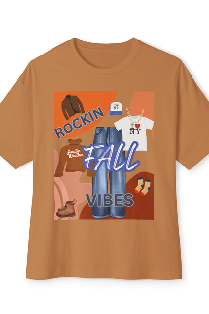 Fall Oversized Boxy Tee