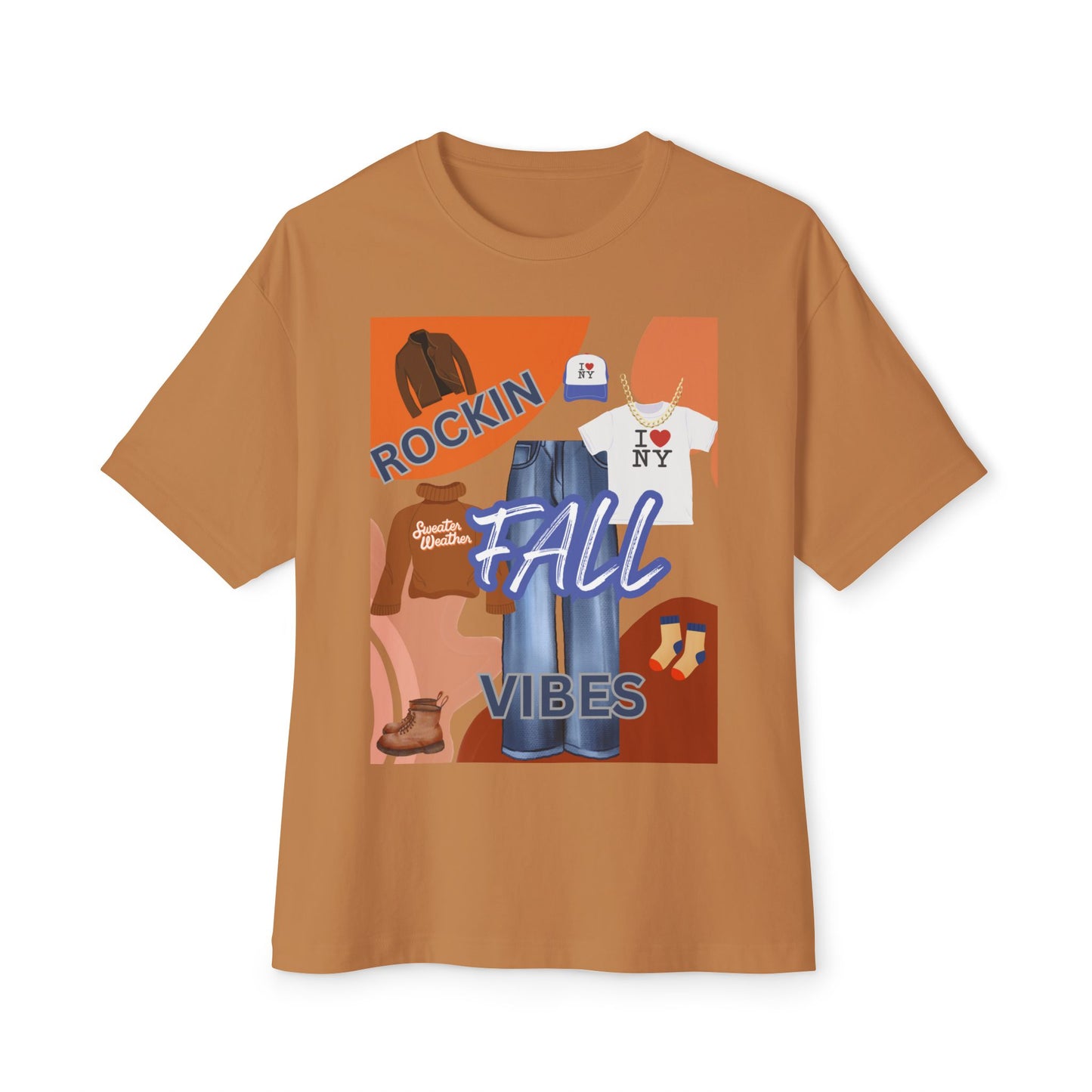 Fall Oversized Boxy Tee