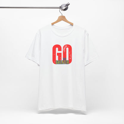 Motivational Unisex Garment-Dyed T-Shirt - 'GO Get Greater'