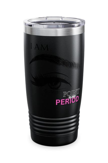 Empowering Ringneck Tumbler for Everyday Confidence, 20oz Travel Mug, Motivational Drinkware, Inspirational Gift, Eye Design