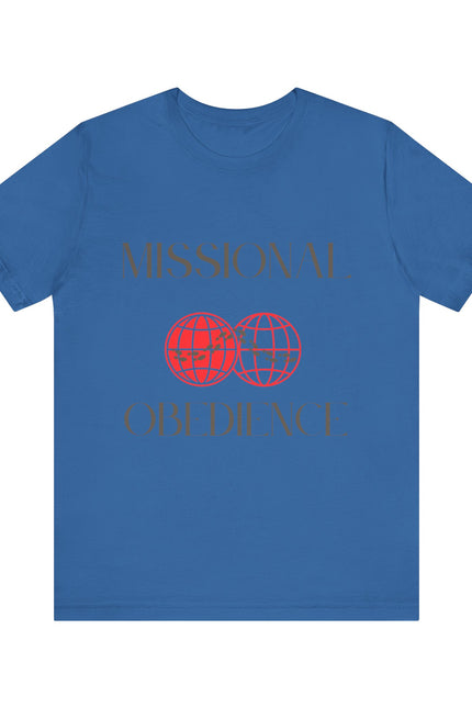 Tee Missional Obedience Unisex Jersey Short Sleeve