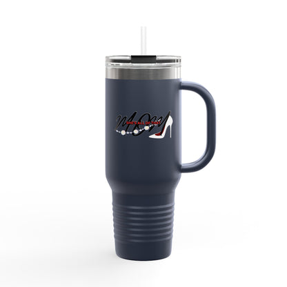 Stylish Insulated Travel Mug for Fashion Lovers - 40oz with Sassy Design