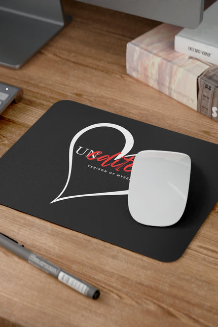 Heartfelt Desk Mouse Pad - Unedited Version of Myself, Office Decor, Gamer Gift, Personalized Mouse Pad, Motivational Desk Accessory