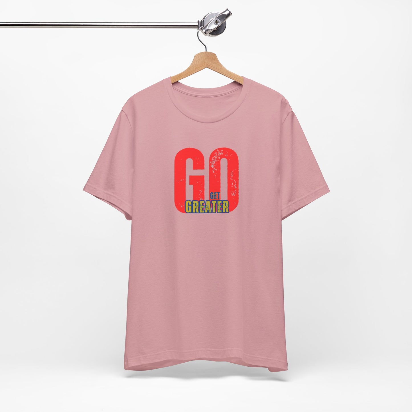 Motivational Unisex Garment-Dyed T-Shirt - 'GO Get Greater'
