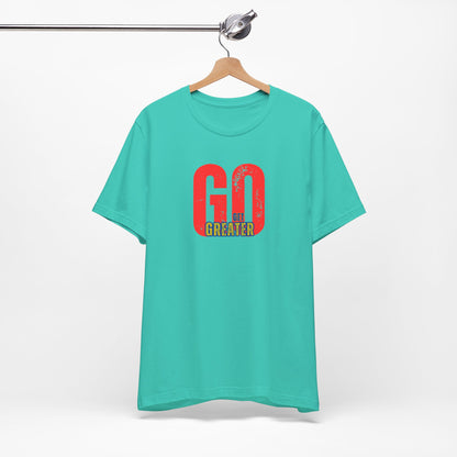 Motivational Unisex Garment-Dyed T-Shirt - 'GO Get Greater'