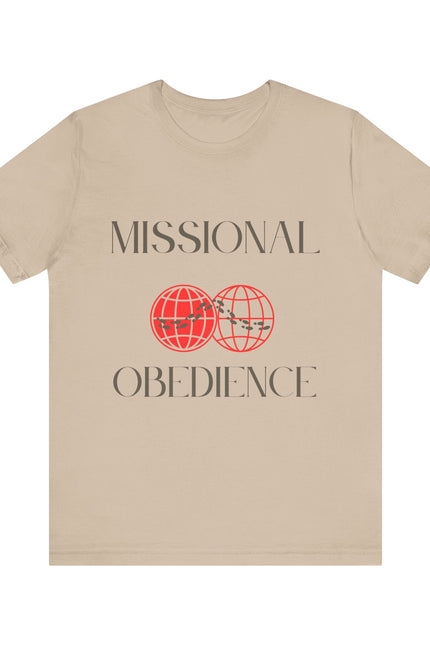 Tee Missional Obedience Unisex Jersey Short Sleeve