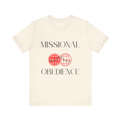 Tee Missional Obedience Unisex Jersey Short Sleeve