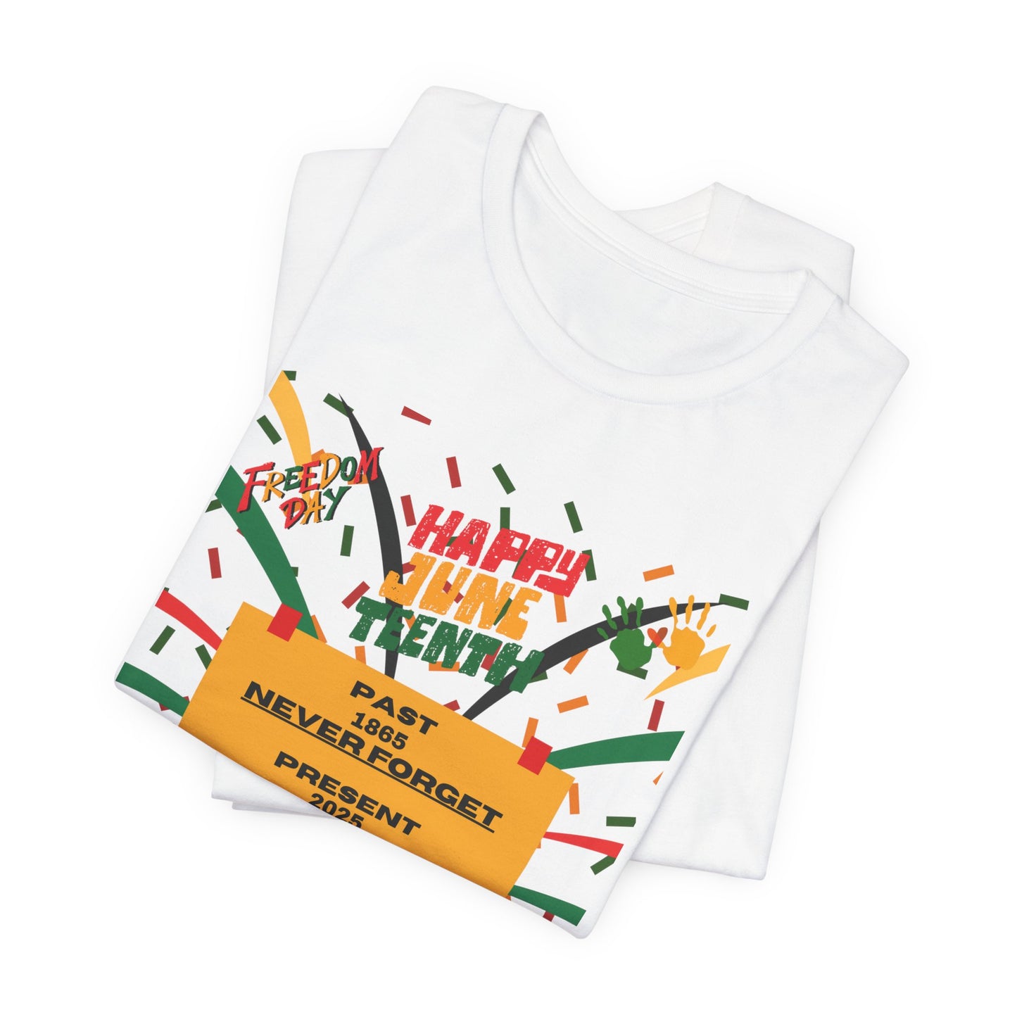 Happy Juneteenth Unisex Garment-Dyed T-Shirt - Celebrate Freedom and Heritage