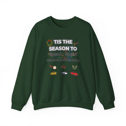 Holiday 'Tis the Season to Spend' Crewneck Sweatshirt