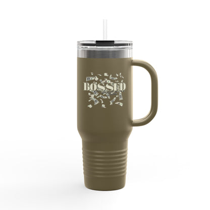 Bossed Insulated Travel Mug - 40oz | Perfect for Coffee Lovers & Entrepreneurs