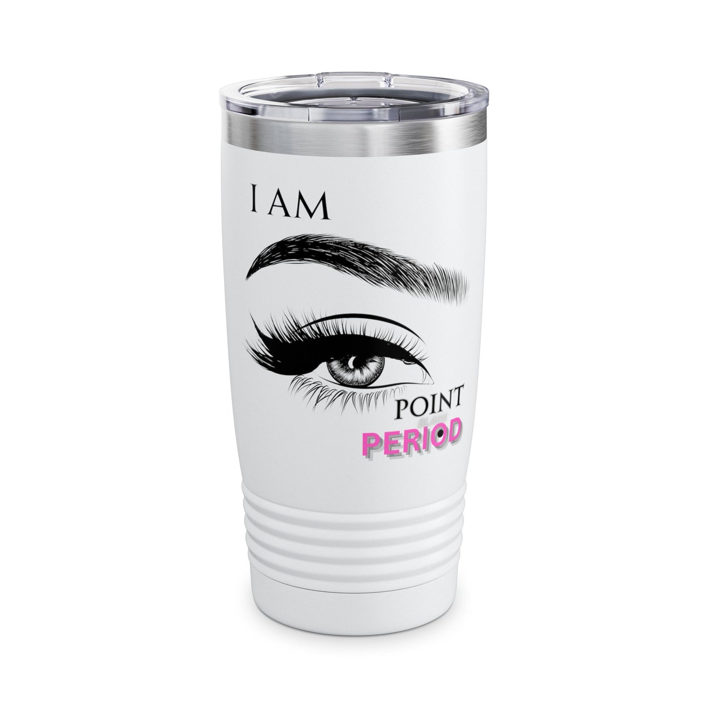 Empowering Ringneck Tumbler for Everyday Confidence, 20oz Travel Mug, Motivational Drinkware, Inspirational Gift, Eye Design