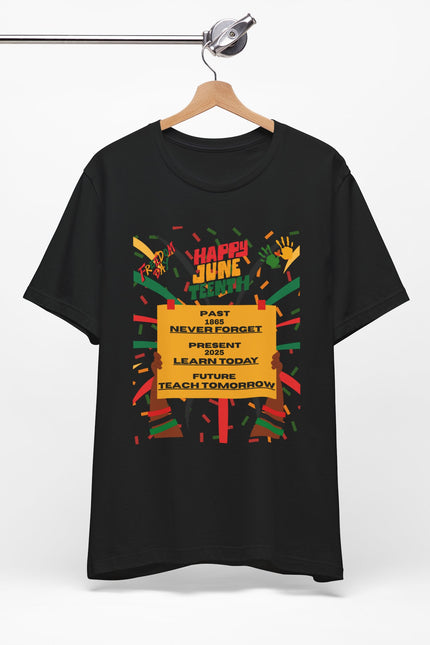Happy Juneteenth Unisex Garment-Dyed T-Shirt - Celebrate Freedom and Heritage