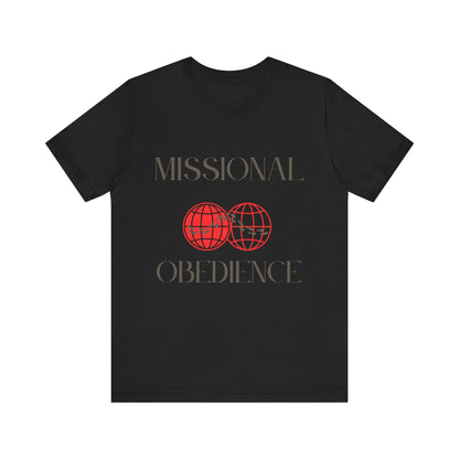 Tee Missional Obedience Unisex Jersey Short Sleeve