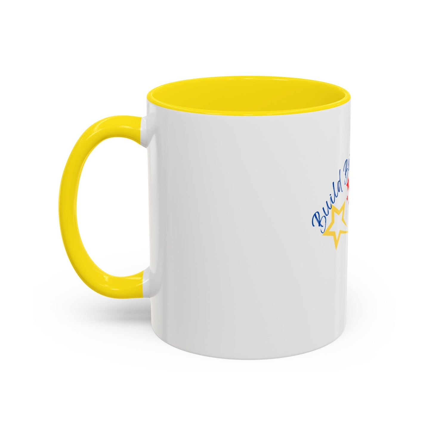 Inspirational Accent Coffee Mug - Build Better Boldness - Perfect for Morning Motivation