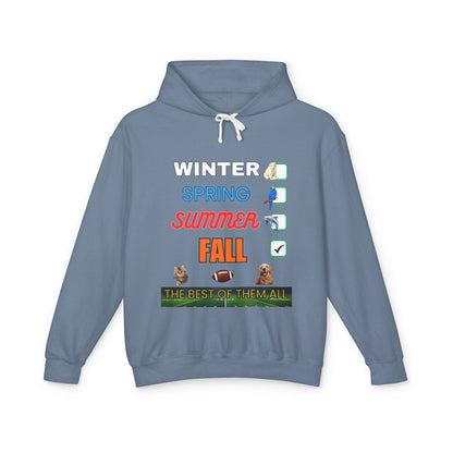 Fall Hoodies - Unisex Lightweight Hooded Sweatshirt
