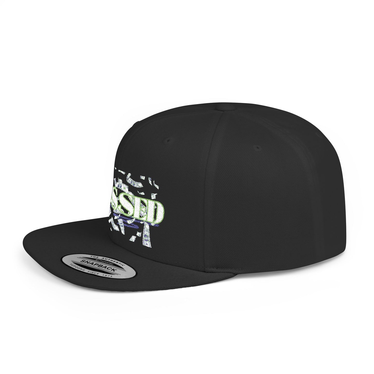 BOSSED Flat Bill Snapback Hat - Stylish Cap for Confident Individuals