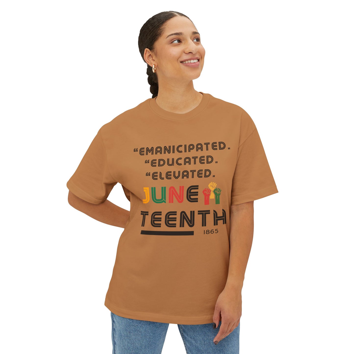 Juneteenth Oversized Tee, Celebrate Freedom Shirt, Unisex Graphic Tee, Equality T-Shirt, Empowerment Gift, Black History Apparel