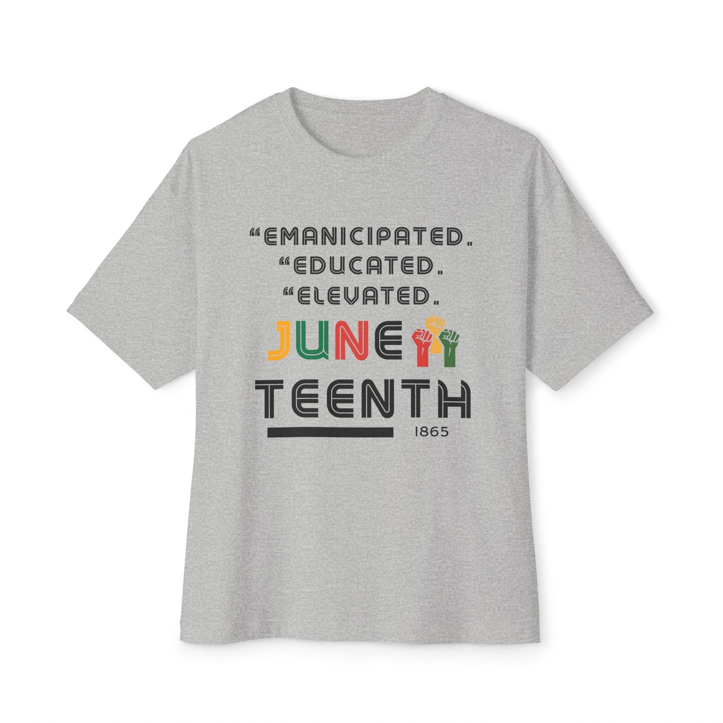 Juneteenth Oversized Tee, Celebrate Freedom Shirt, Unisex Graphic Tee, Equality T-Shirt, Empowerment Gift, Black History Apparel
