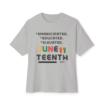 Juneteenth Oversized Tee, Celebrate Freedom Shirt, Unisex Graphic Tee, Equality T-Shirt, Empowerment Gift, Black History Apparel