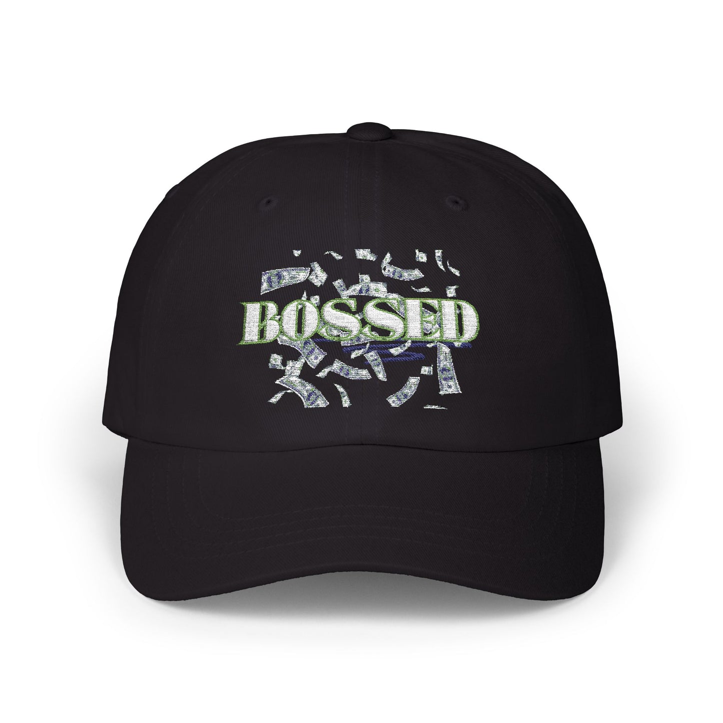Bossed Classic Dad Cap - Stylish Adjustable Baseball Hat for Everyday Wear