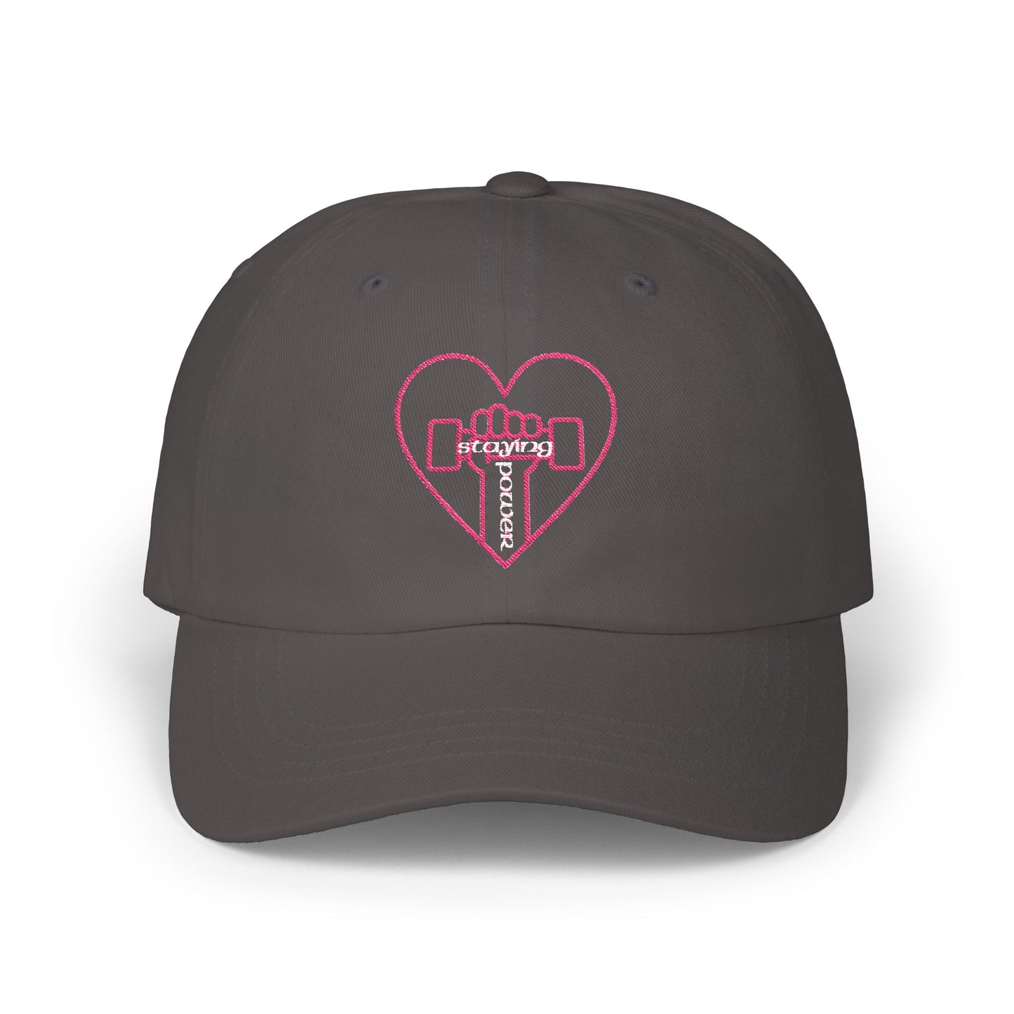 Heart & Dumbbell Classic Dad Cap - Gym Lover Hat, Father's Day Gift, Workout Accessories, Casual Style Cap, Fitness Enthusiast Gear